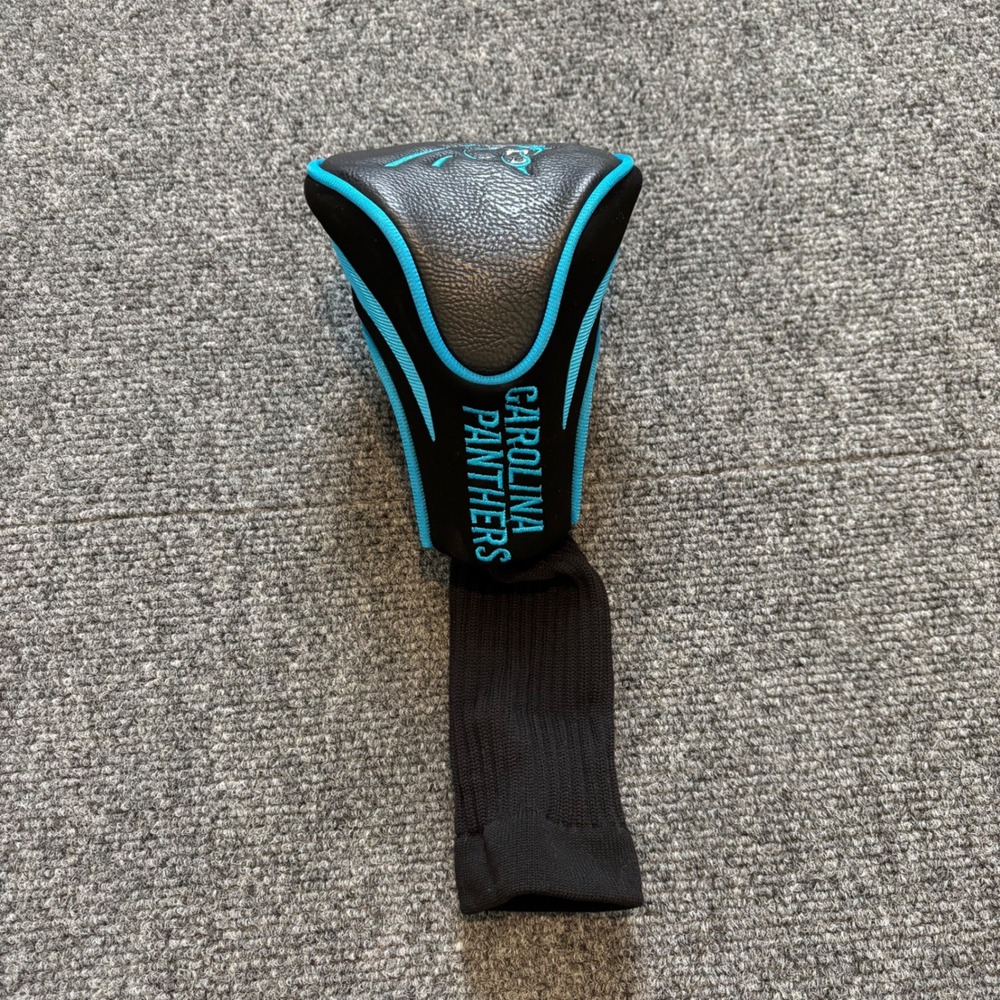 NFL Carolina Panthers Golf Headcover 3 Wood Fairway Wood Black Blue Logo